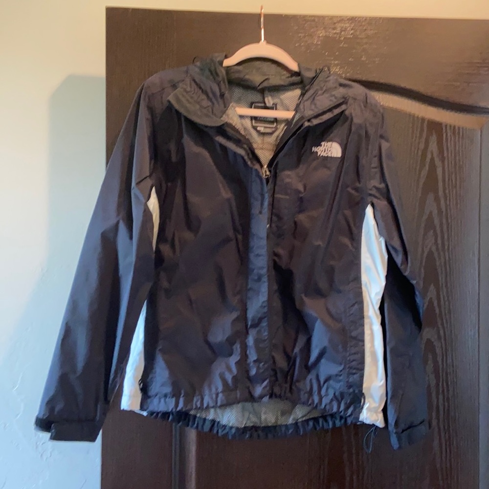 Rain jacket with hood